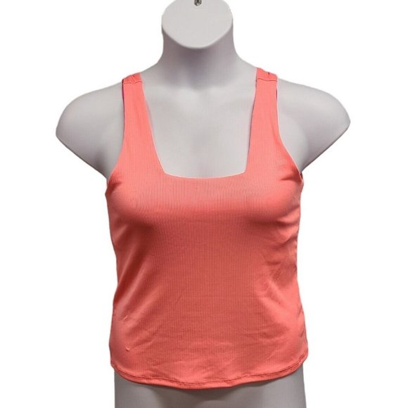 Lucky in Love Tops - Lucky In Love Womens Medium Squared Up Crop Tank Top Tennis Golf Activew…